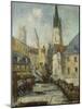 Rue De L'Epicerie Et La Cathedrale De Rouen, C.1929-Gustave Loiseau-Mounted Giclee Print