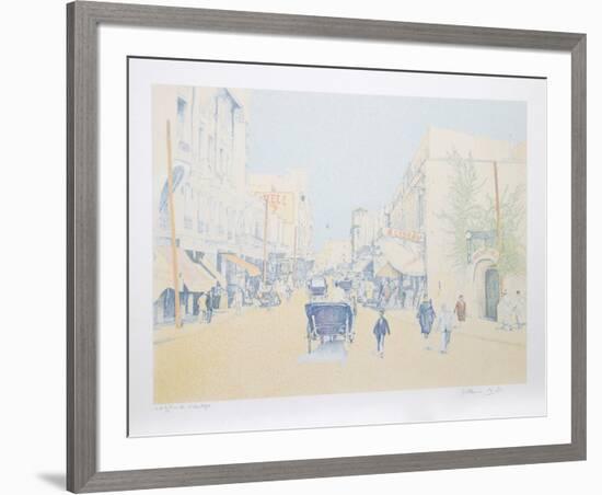 Rue de L'Horloge-Guillaume Azoulay-Framed Limited Edition