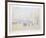 Rue de L'Horloge-Guillaume Azoulay-Framed Limited Edition