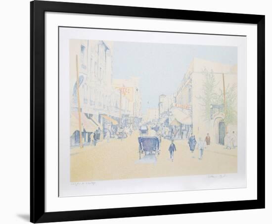 Rue de L'Horloge-Guillaume Azoulay-Framed Limited Edition