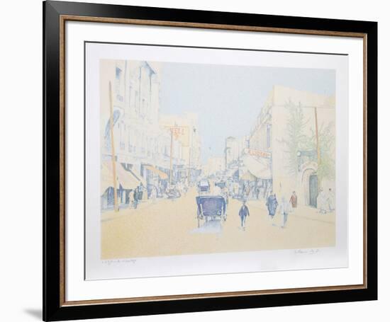 Rue de L'Horloge-Guillaume Azoulay-Framed Limited Edition