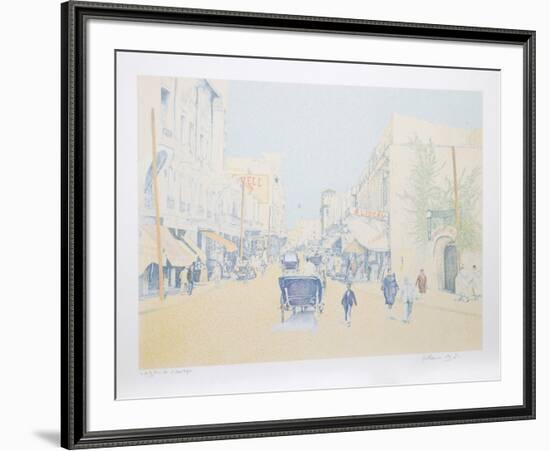 Rue de L'Horloge-Guillaume Azoulay-Framed Limited Edition