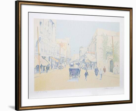 Rue de L'Horloge-Guillaume Azoulay-Framed Limited Edition