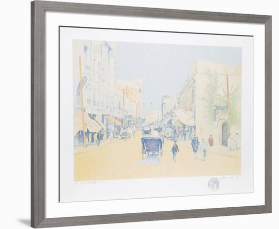 Rue de L'Horlogue-Guillaume Azoulay-Framed Limited Edition