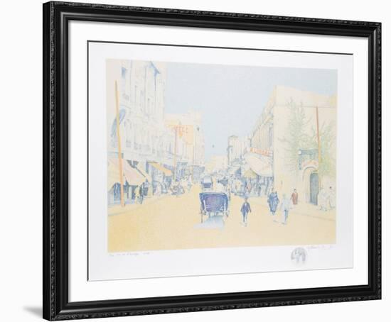 Rue de L'Horlogue-Guillaume Azoulay-Framed Limited Edition