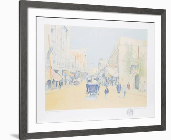 Rue de L'Horlogue-Guillaume Azoulay-Framed Limited Edition