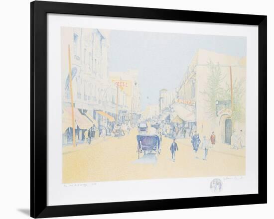 Rue de L'Horlogue-Guillaume Azoulay-Framed Limited Edition