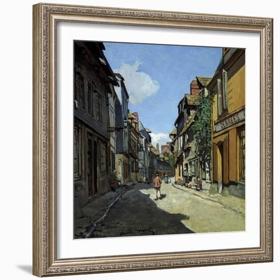 Rue De La Bavole-Claude Monet-Framed Giclee Print