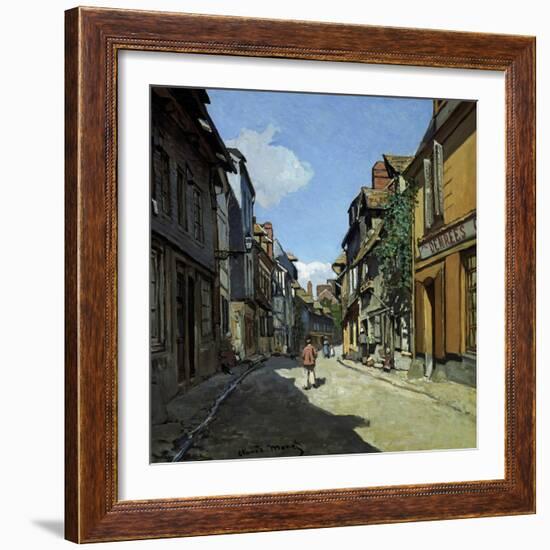 Rue De La Bavole-Claude Monet-Framed Giclee Print