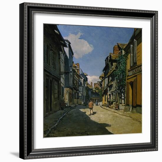 Rue de la Bavolle, Honfleur-Claude Monet-Framed Giclee Print