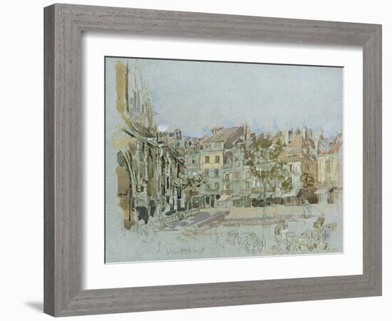 Rue De La Boucherie, Dieppe-Walter Richard Sickert-Framed Giclee Print