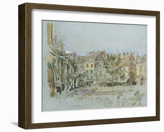 Rue De La Boucherie, Dieppe-Walter Richard Sickert-Framed Giclee Print