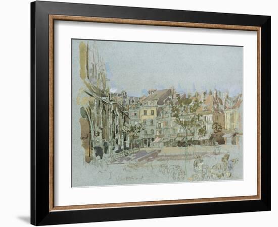 Rue De La Boucherie, Dieppe-Walter Richard Sickert-Framed Giclee Print