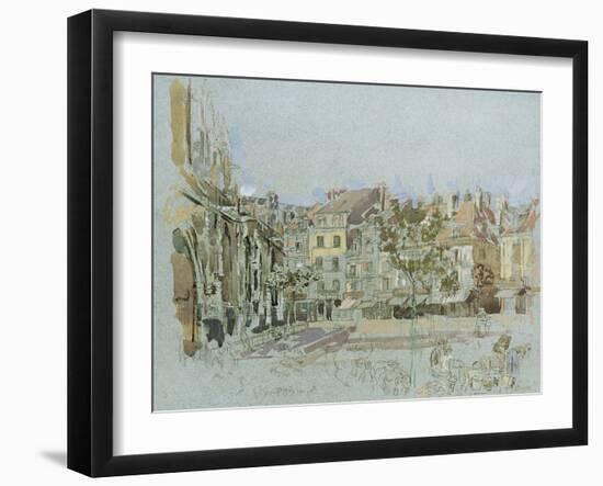 Rue De La Boucherie, Dieppe-Walter Richard Sickert-Framed Giclee Print