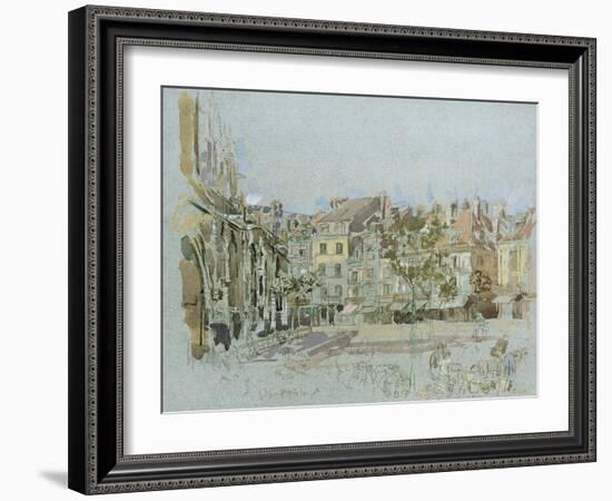 Rue De La Boucherie, Dieppe-Walter Richard Sickert-Framed Giclee Print