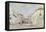 Rue De La Chaussee at Argenteuil-Claude Monet-Framed Premier Image Canvas