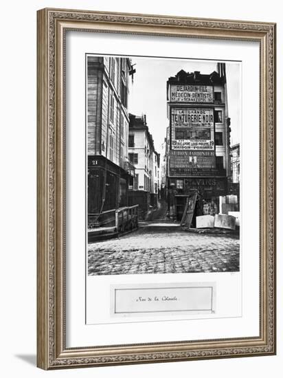 Rue De La Colombe, Paris, 1858-78-Charles Marville-Framed Giclee Print