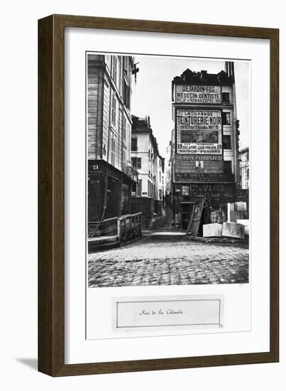 Rue De La Colombe, Paris, 1858-78-Charles Marville-Framed Giclee Print