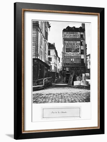 Rue De La Colombe, Paris, 1858-78-Charles Marville-Framed Giclee Print