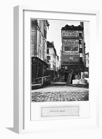 Rue De La Colombe, Paris, 1858-78-Charles Marville-Framed Giclee Print