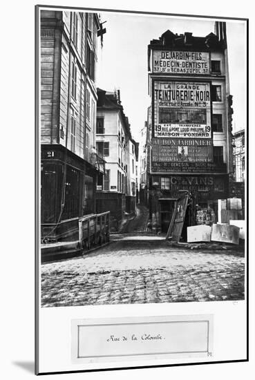 Rue De La Colombe, Paris, 1858-78-Charles Marville-Mounted Giclee Print