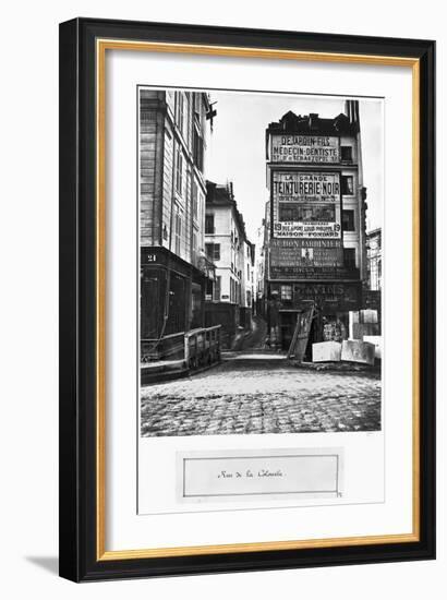 Rue De La Colombe, Paris, 1858-78-Charles Marville-Framed Giclee Print