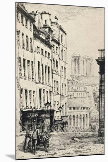 Rue De La Montagne-Ste Genevieve, 1915-Charles Heyman-Mounted Giclee Print