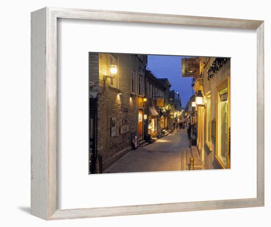 Rue de Petit, Champlain, Quebec City, Quebec, Canada-Demetrio Carrasco-Framed Photographic Print