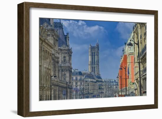 Rue de Rivoli - Le Marais-Cora Niele-Framed Giclee Print