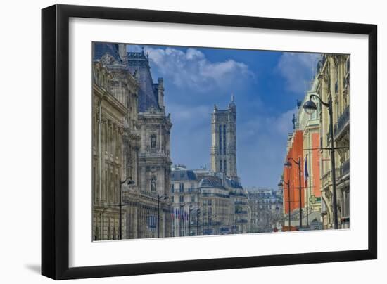 Rue de Rivoli - Le Marais-Cora Niele-Framed Giclee Print