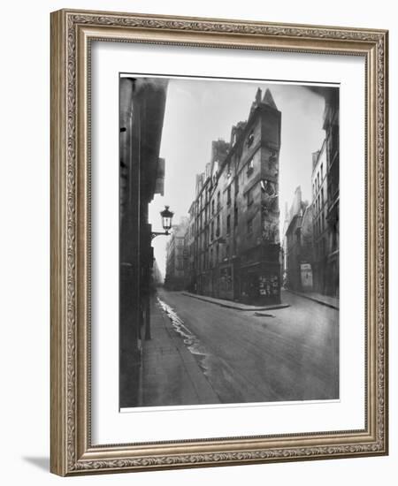 Rue de Seine and Rue de l'Echaude, Paris, c.1900-Eugene Atget-Framed Giclee Print