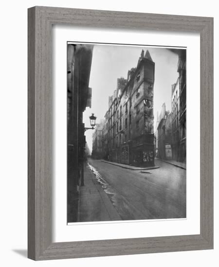 Rue de Seine and Rue de l'Echaude, Paris, c.1900-Eugene Atget-Framed Giclee Print