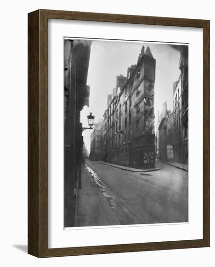 Rue de Seine and Rue de l'Echaude, Paris, c.1900-Eugene Atget-Framed Giclee Print
