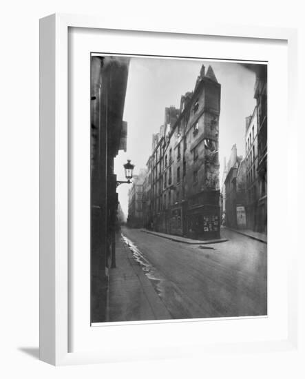 Rue de Seine and Rue de l'Echaude, Paris, c.1900-Eugene Atget-Framed Giclee Print