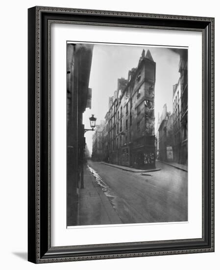 Rue de Seine and Rue de l'Echaude, Paris, c.1900-Eugene Atget-Framed Giclee Print