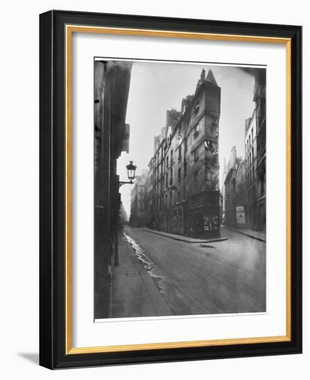 Rue de Seine and Rue de l'Echaude, Paris, c.1900-Eugene Atget-Framed Giclee Print