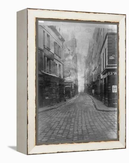 Rue des Canettes (de la rue du Four), VIeme arrondissement de Paris-Charles Marville-Framed Premier Image Canvas