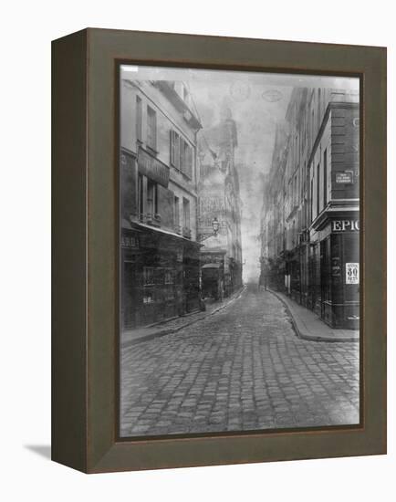 Rue des Canettes (de la rue du Four), VIeme arrondissement de Paris-Charles Marville-Framed Premier Image Canvas