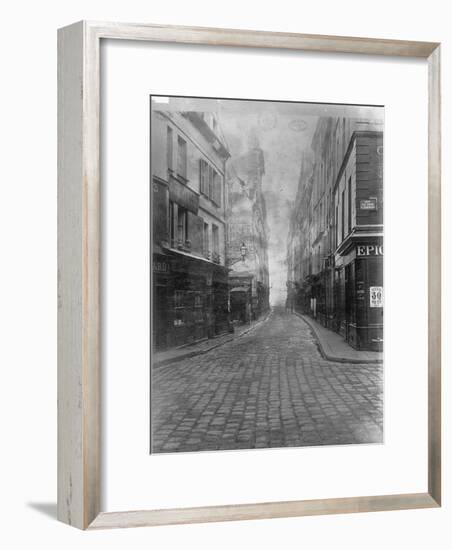 Rue des Canettes (de la rue du Four), VIeme arrondissement de Paris-Charles Marville-Framed Giclee Print