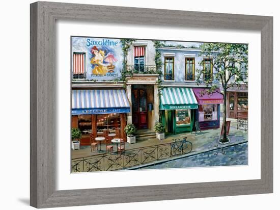 Rue Des Maisons-Mark St. John-Framed Art Print