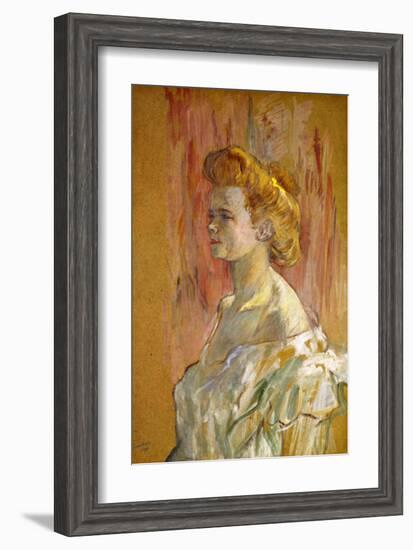 Rue des Moulins Sphinx-Henri de Toulouse-Lautrec-Framed Giclee Print