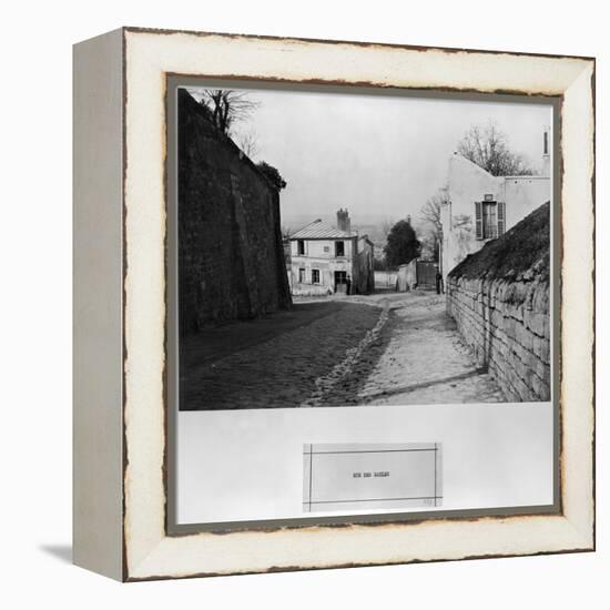 Rue Des Saules, Paris, 1858-78-Charles Marville-Framed Premier Image Canvas