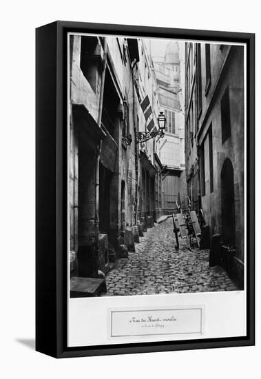 Rue Du Haut Moulin, from Rue De Glatigny, Paris, 1858-78-Charles Marville-Framed Premier Image Canvas