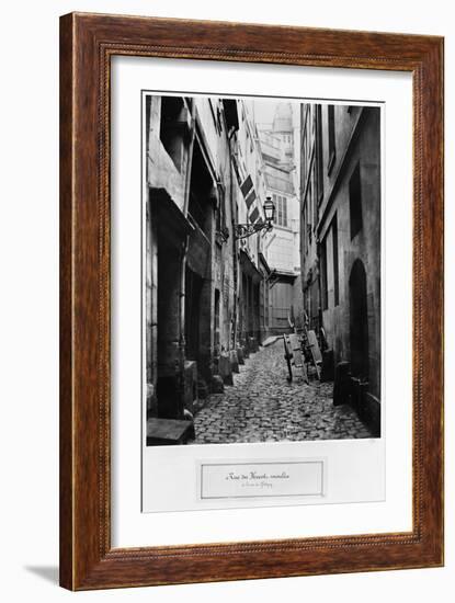 Rue Du Haut Moulin, from Rue De Glatigny, Paris, 1858-78-Charles Marville-Framed Giclee Print