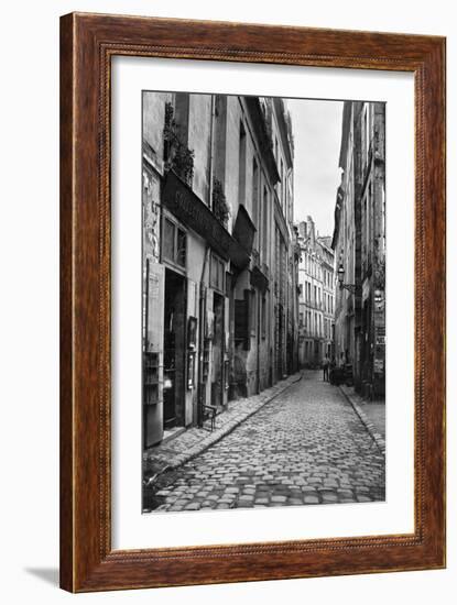 Rue Du Jardinet, from Passage Hautefeuille, Paris, 1858-78-Charles Marville-Framed Giclee Print