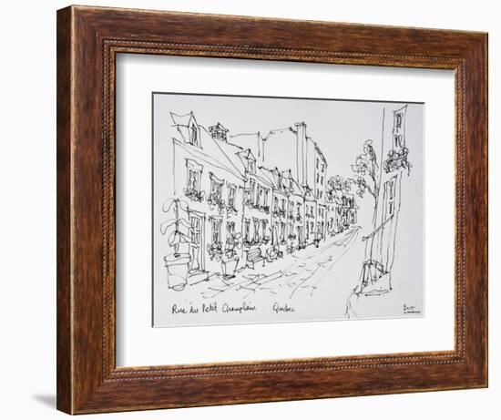 Rue du Petit Champlain, Vieux Quebec, Quebec City, Quebec, Canada-Richard Lawrence-Framed Photographic Print