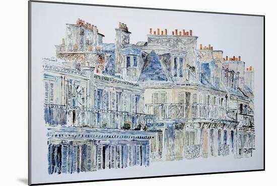 Rue du Rivoli, Paris, 1987-Anthony Butera-Mounted Giclee Print