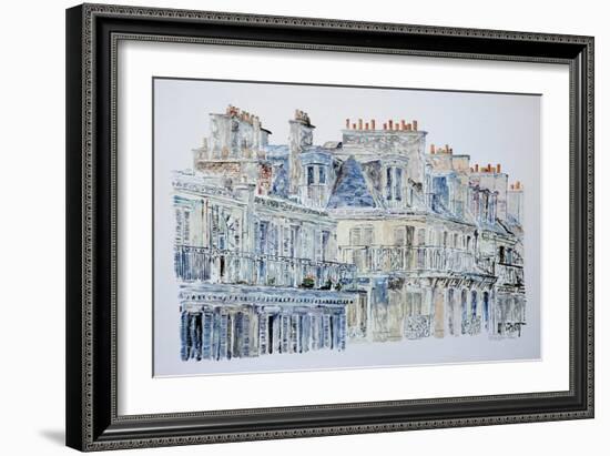 Rue du Rivoli, Paris, 1987-Anthony Butera-Framed Giclee Print