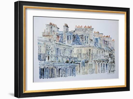 Rue du Rivoli, Paris, 1987-Anthony Butera-Framed Giclee Print