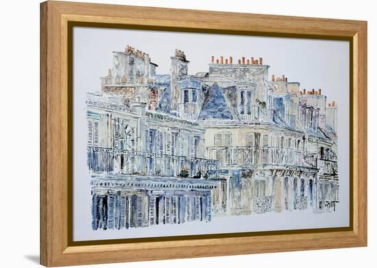 Rue du Rivoli, Paris, 1987-Anthony Butera-Framed Premier Image Canvas